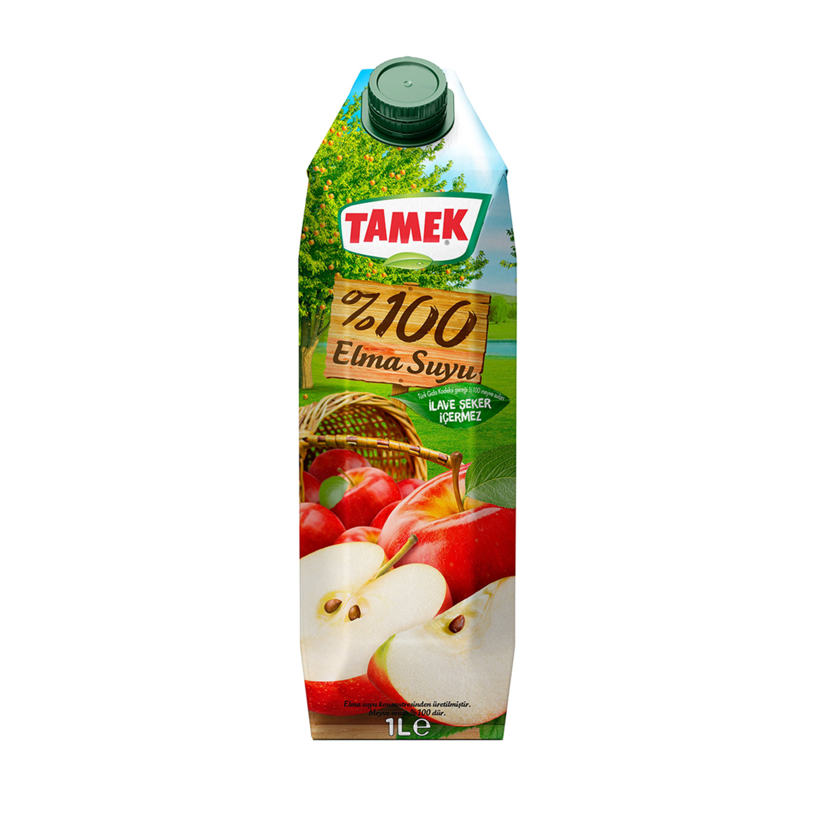 Tamek %100 Elma Suyu 1 L