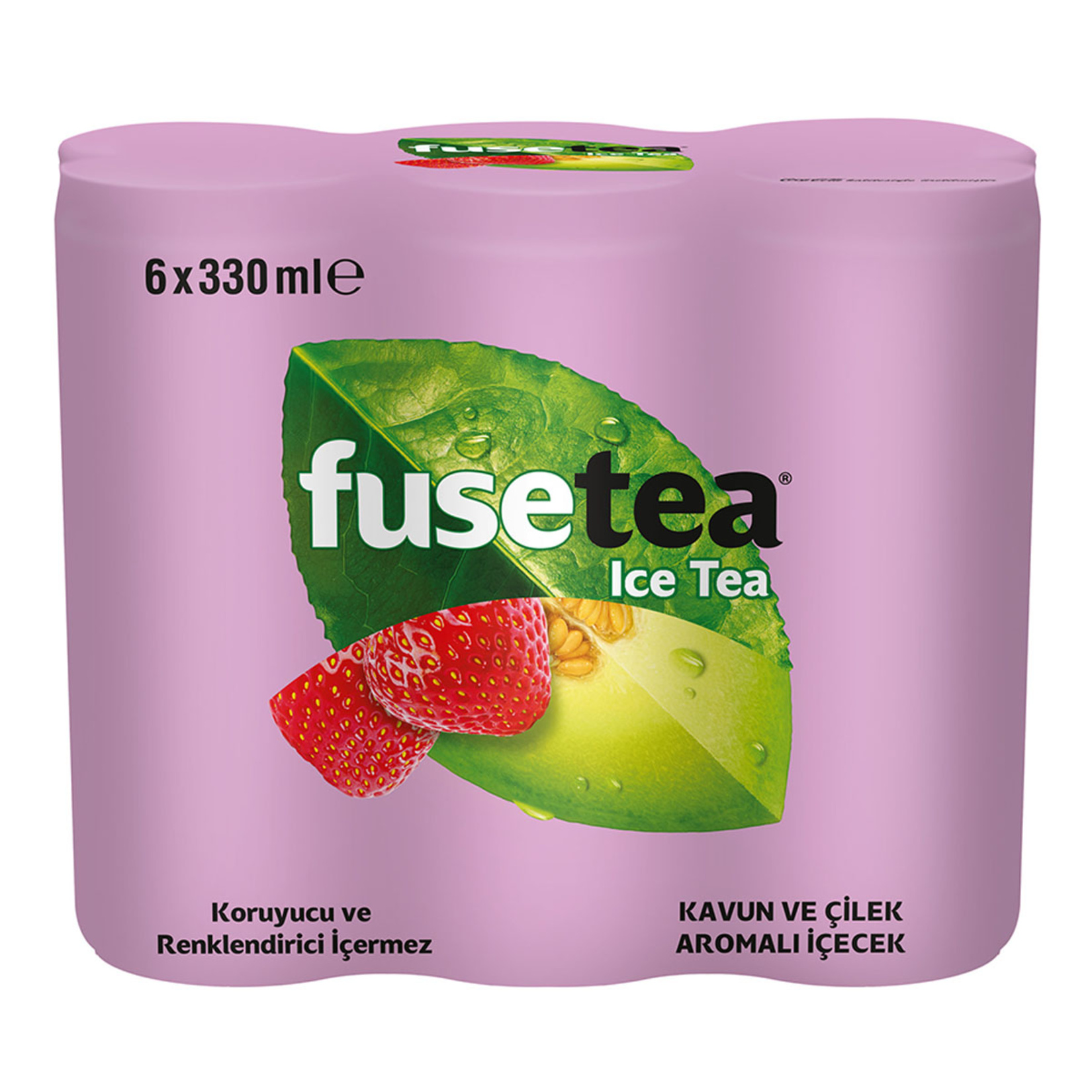 Fuse Tea Kavun ve Çilek 6 x 330 Ml