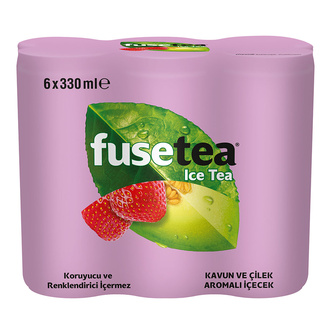 Fuse Tea Kavun ve Çilek 6 x 330 Ml