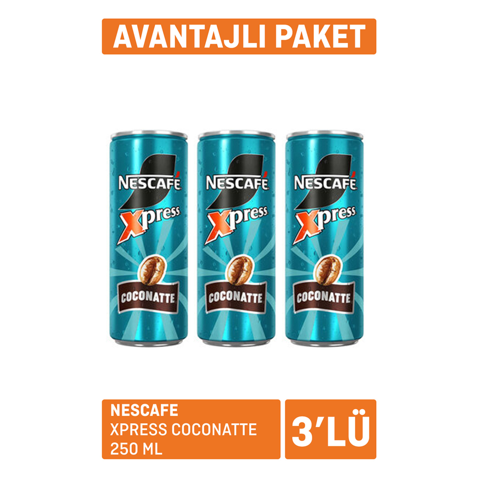 Nescafe Xpress Coconatte 3 x 250 Ml