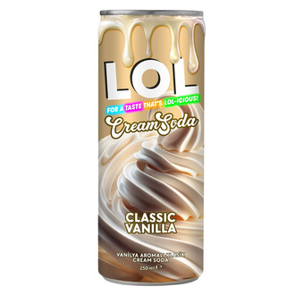 Lol Vanilya Aromalı Gazlı İçecek 250 Ml