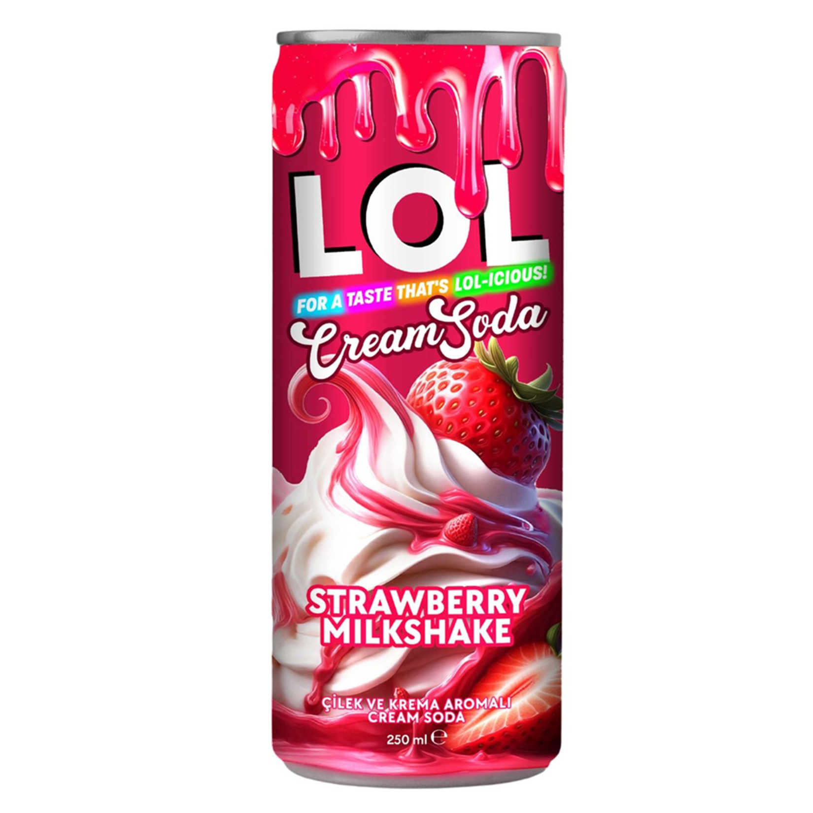 Lol Çilek Aromalı Gazlı Içecek 250 Ml