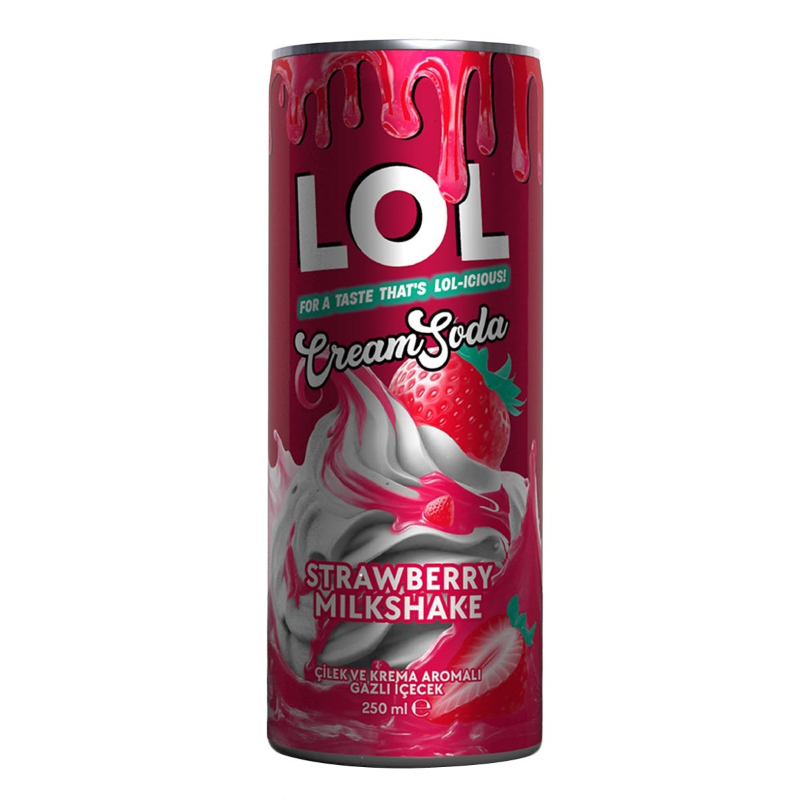 Lol Çilek Aromalı Gazlı Içecek 250 Ml