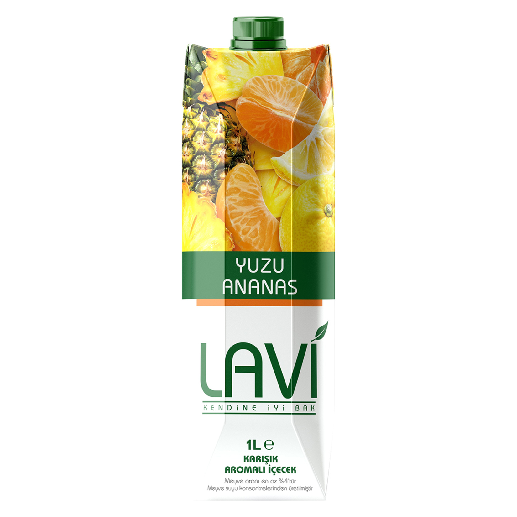 Lavi Yuzu ve Ananas Aromalı İçecek 1 L