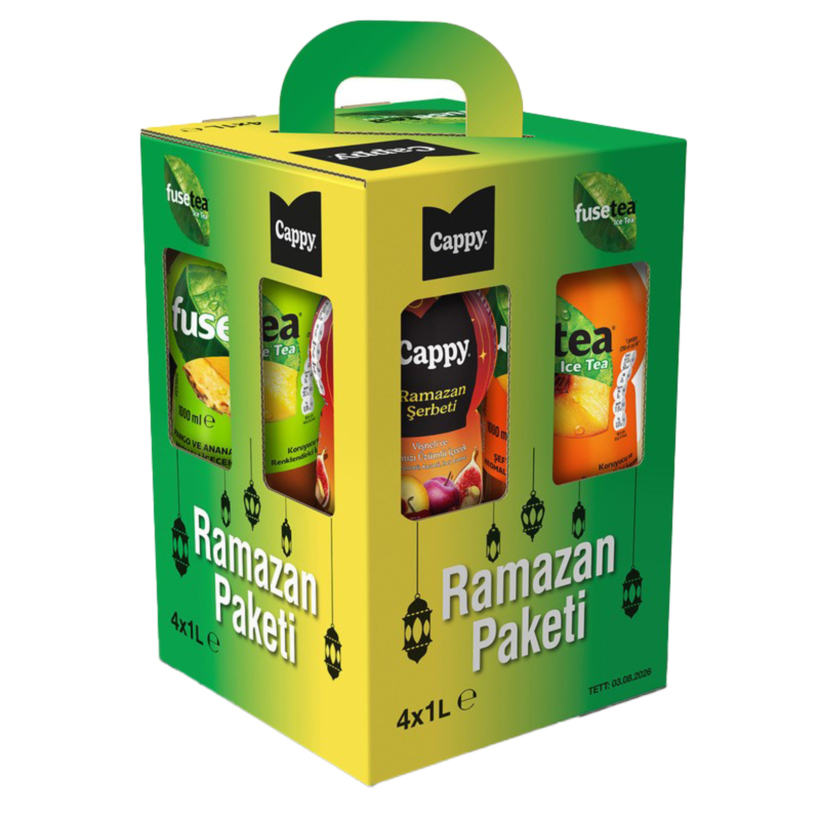 Cappy Fuse Tea Ramazan Karma Koli 4 x 1 L