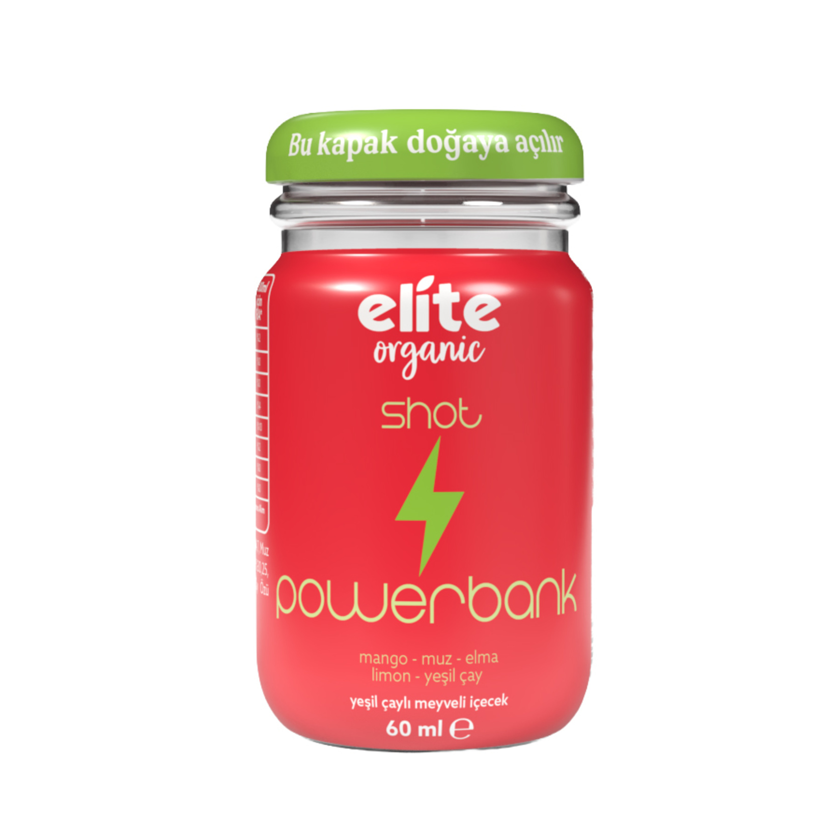Elite Organic Powerbank Shot 60 Ml