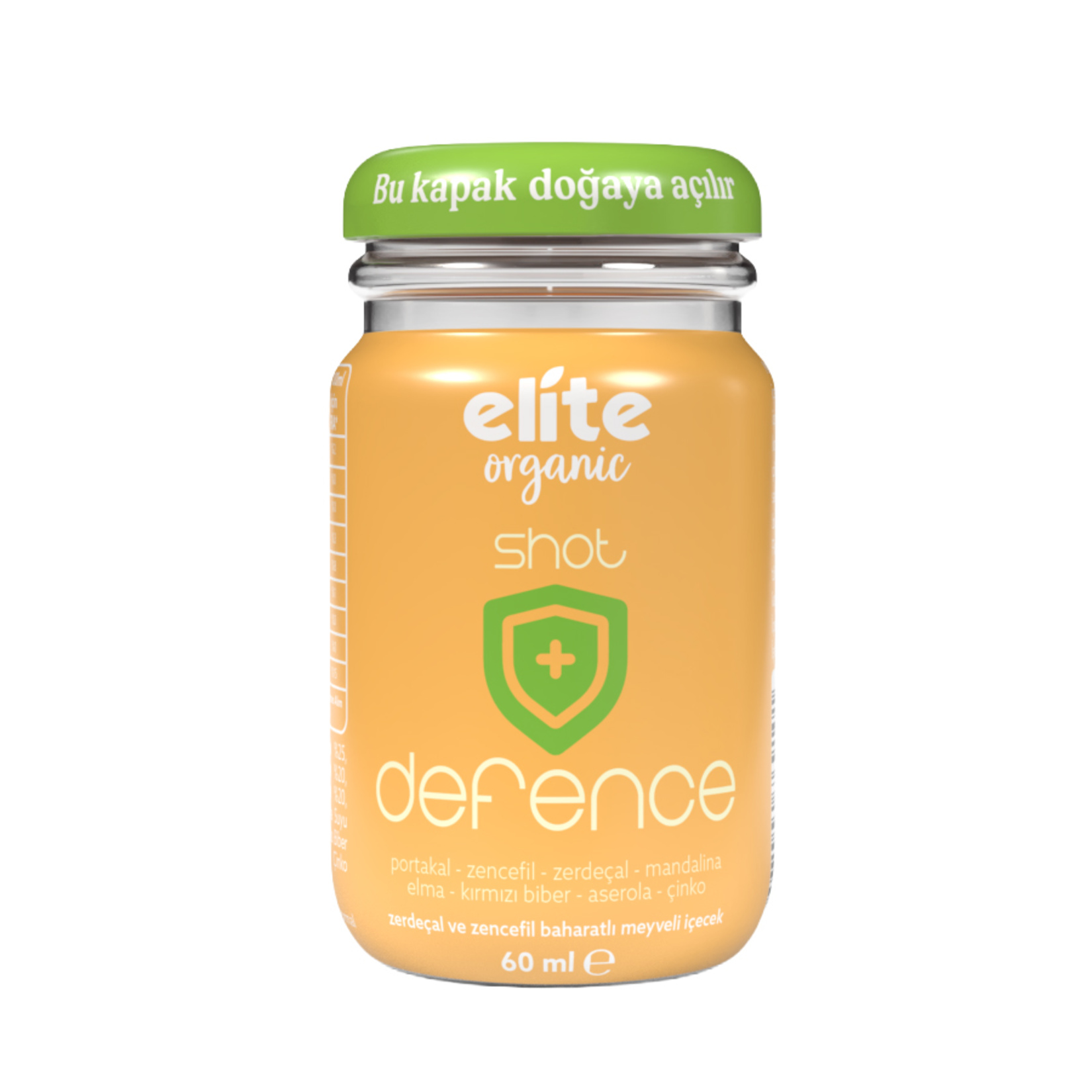 Elite Organic Defence Shot 60 Ml
