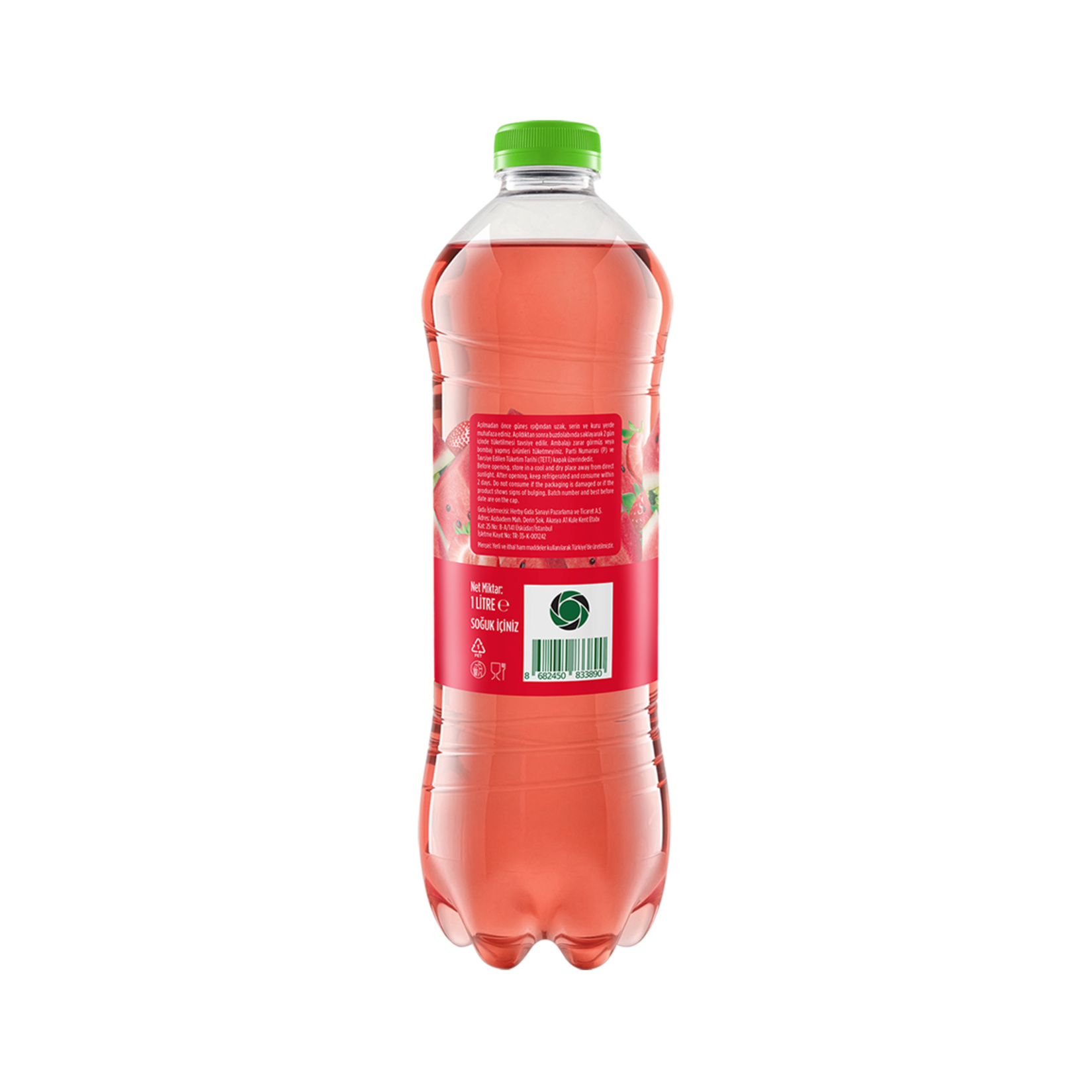 Herby Ice Tea Karpuz Çilek 1 L - Görsel 2