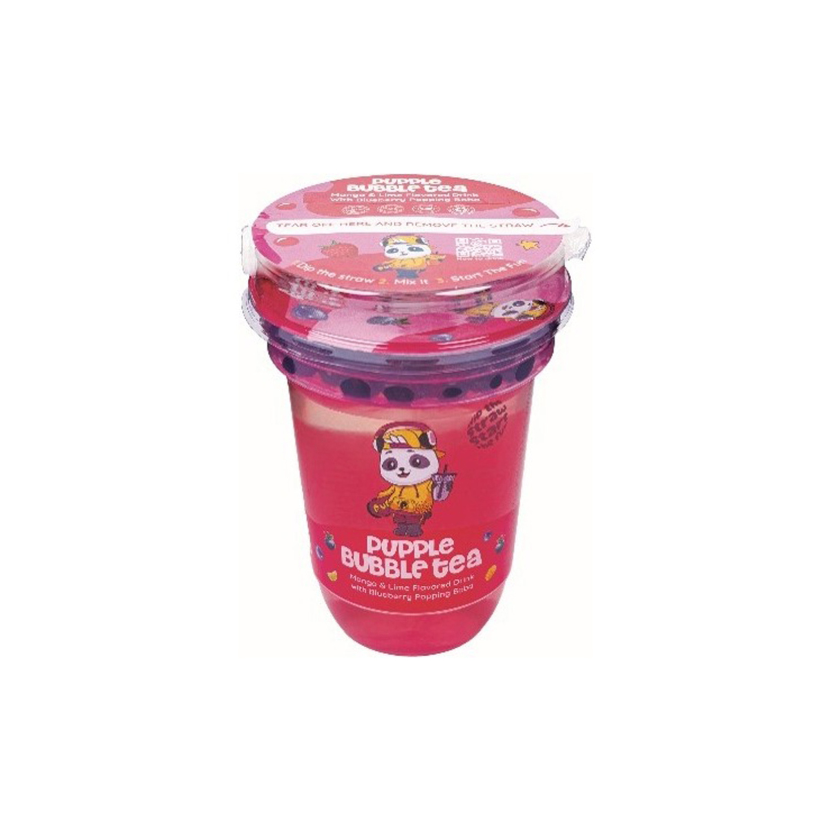 Pupple Bubble Tea Karpuz Nane Aromalı 400 Ml
