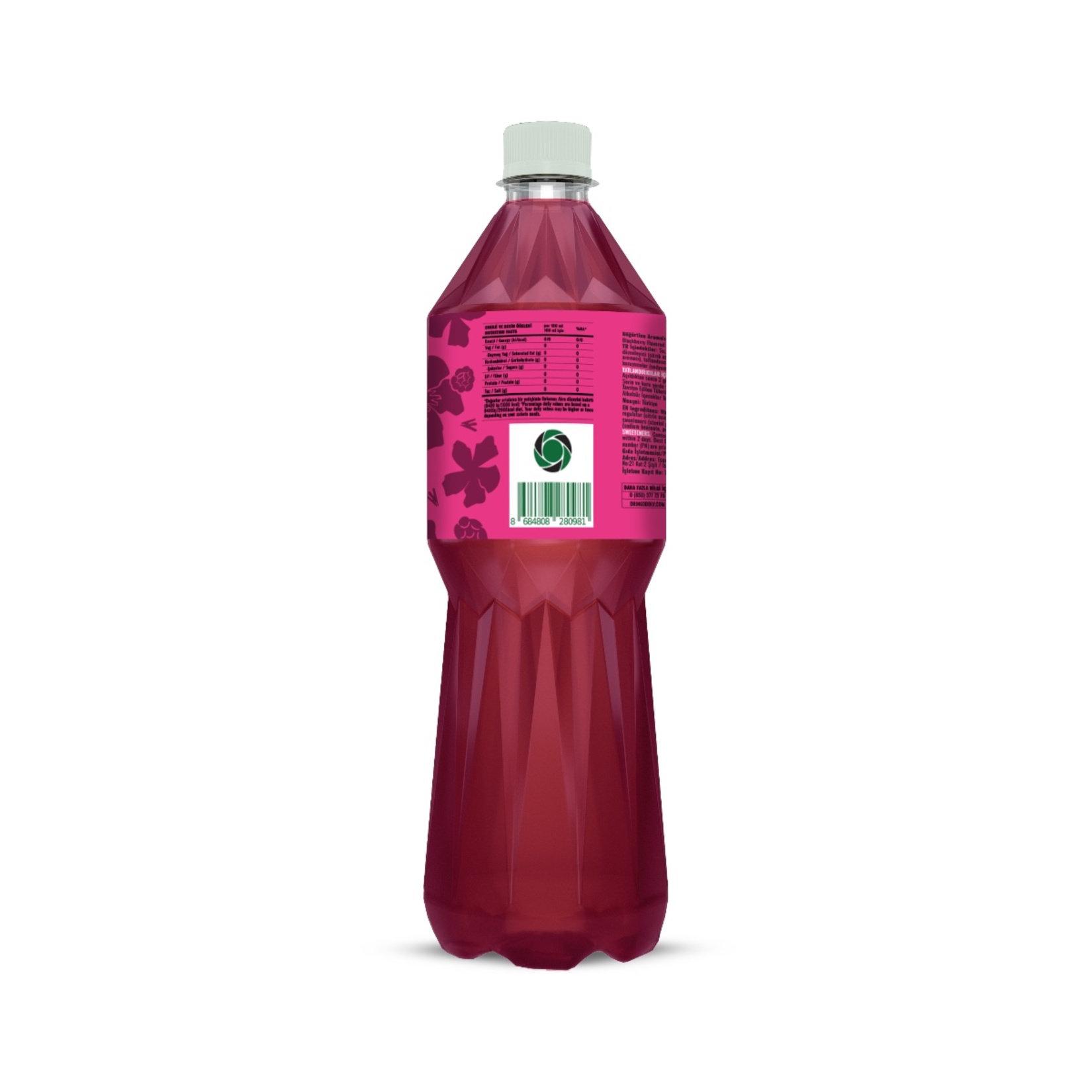 Oddly Hibiscus Böğürtlen Aromalı Soğuk Çay 1 L - Görsel 3