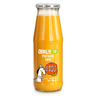 Oddly Zip %100 Portakal Suyu Cam 700 Ml