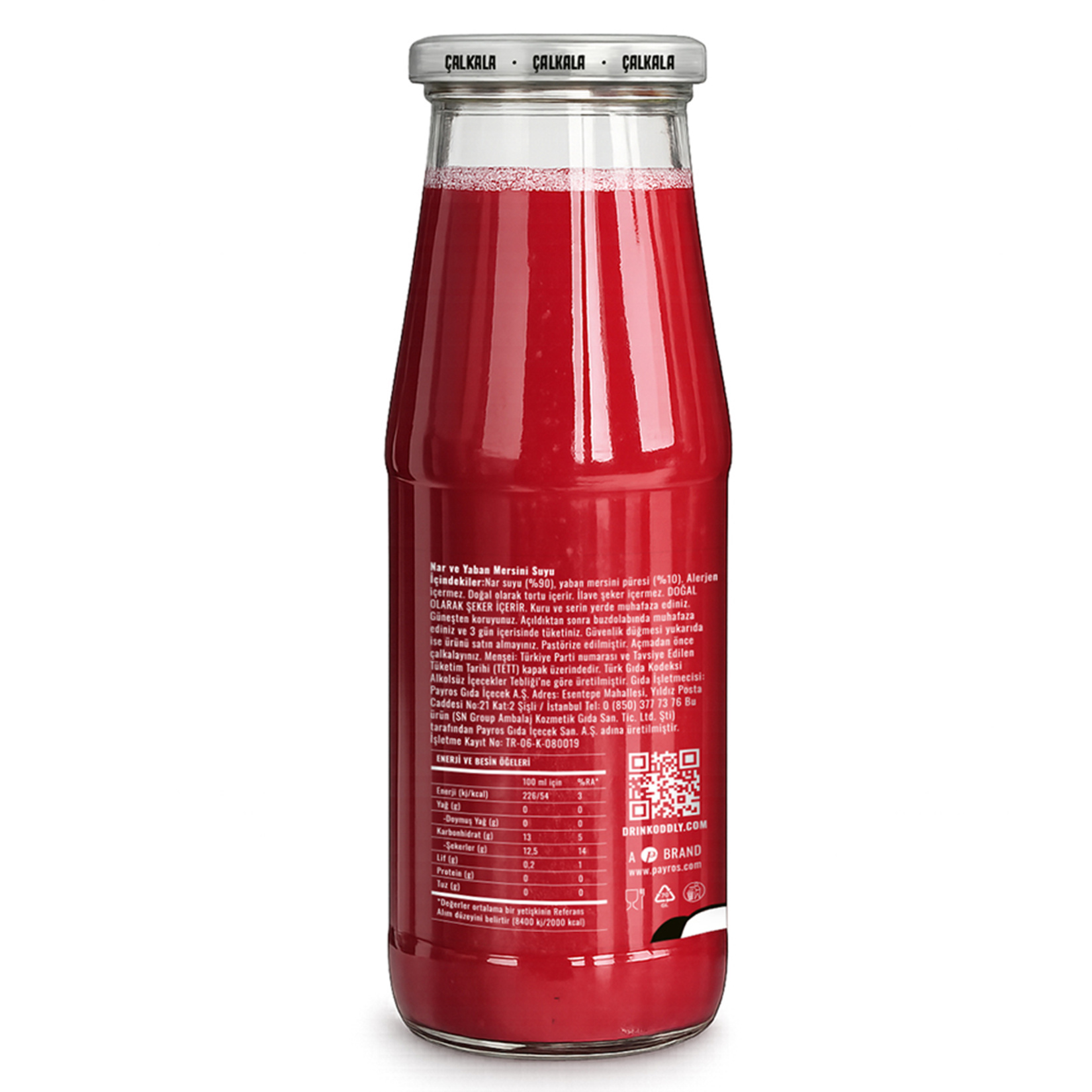 Oddly Zip %100 Nar ve Yaban Mersini Suyu 700 Ml - Görsel 2