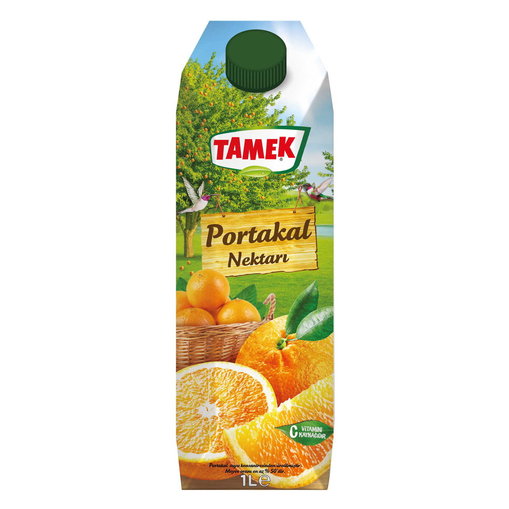 Tamek Portakal Nektarı 1 L