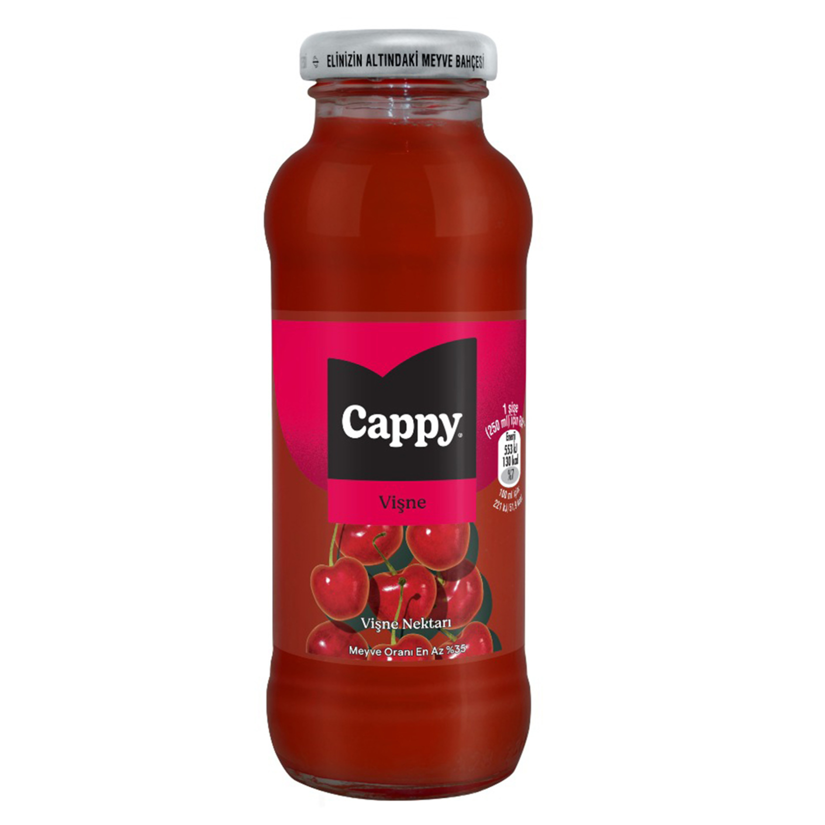 Cappy Vişne Nektarı Cam Şişe 250 Ml