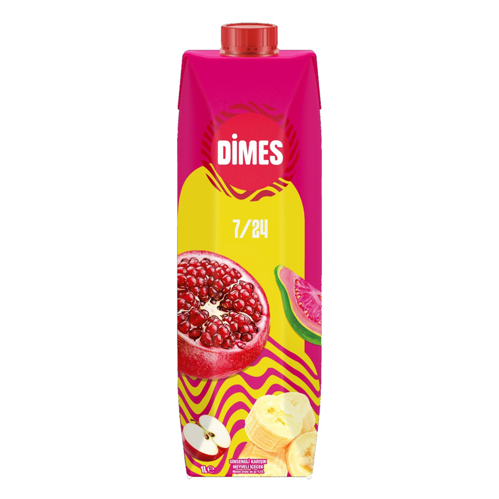 Dimes 7/24 Enerji Karışık Meyveli İçecek 1 L
