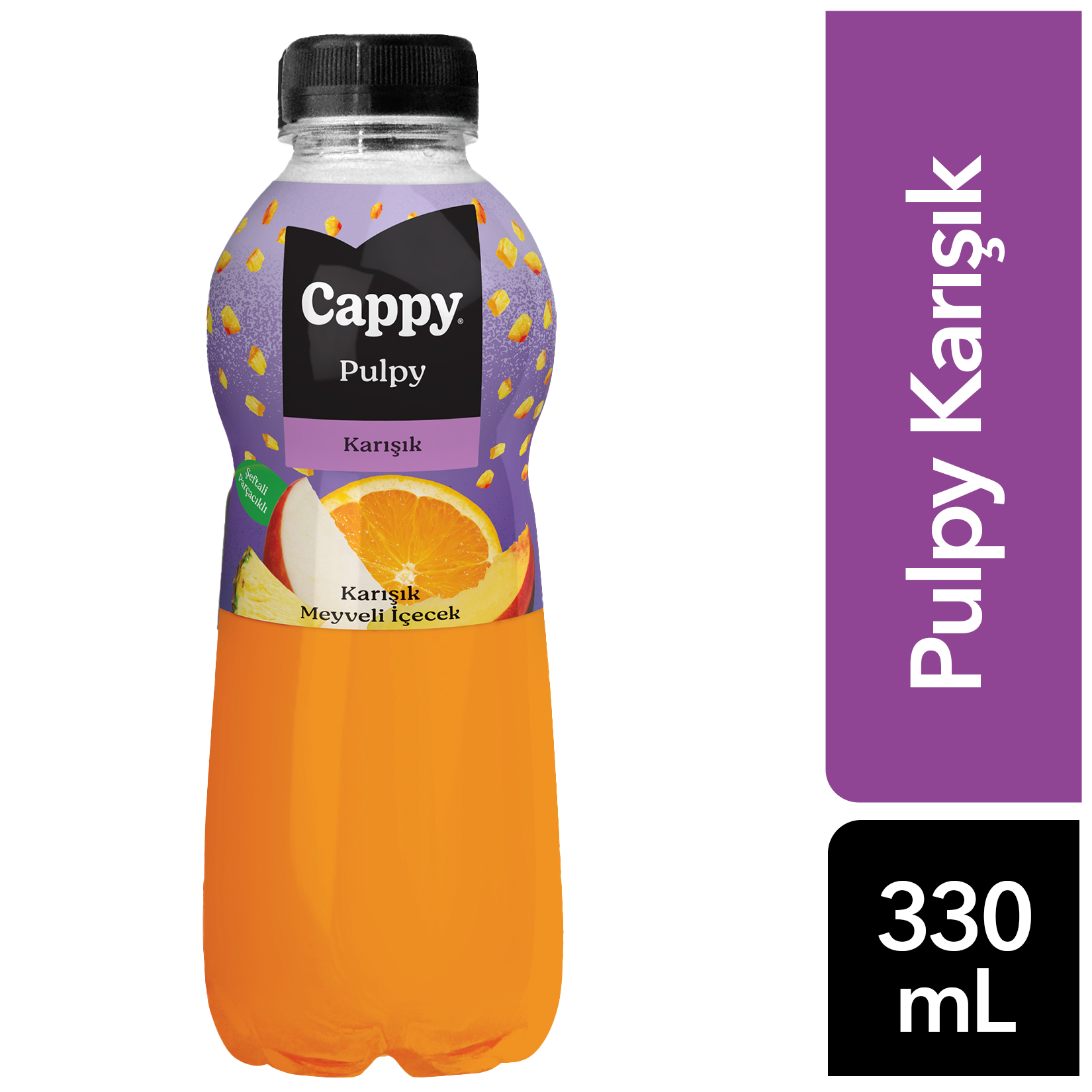 Cappy Pulpy Karışık Meyveli İçecek Pet 330 ML - Görsel 1
