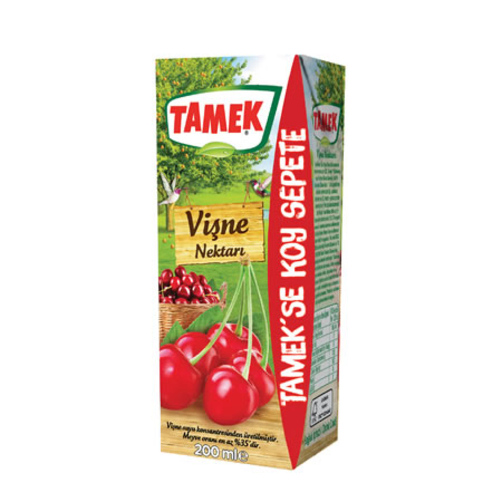 Tamek Vişne Nektarı 200 Ml