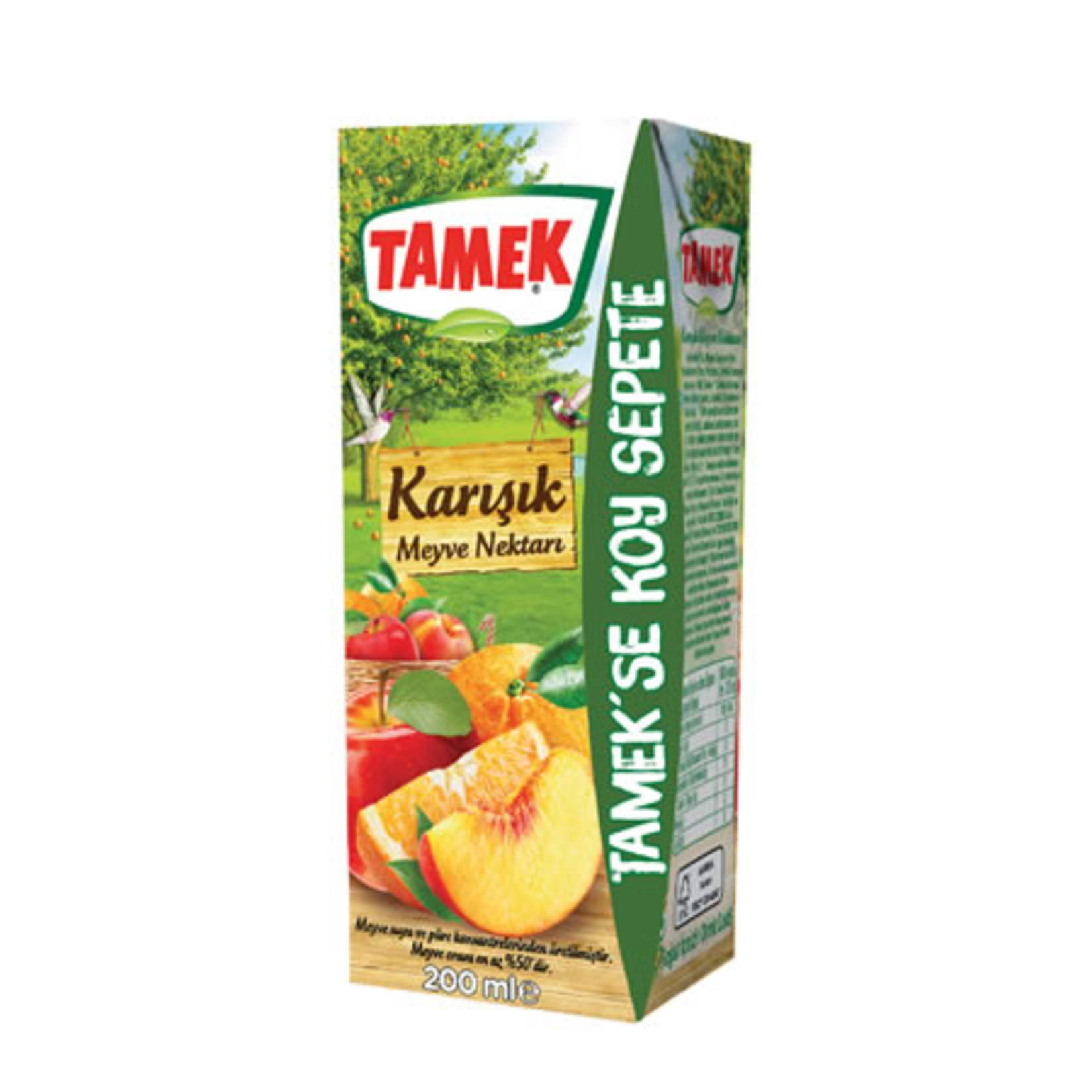 Tamek Karışık Meyve Nektarı 200 Ml