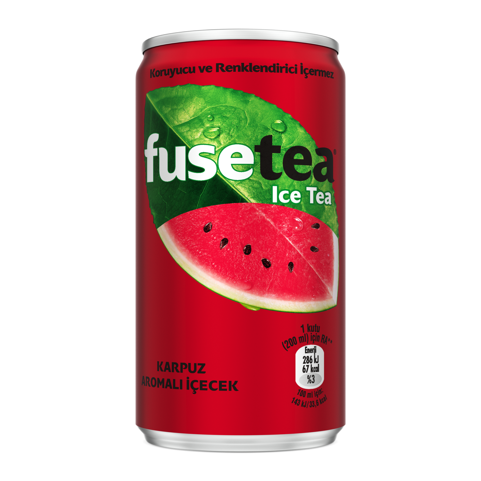 Fuse Tea Soğuk Çay Karpuz Aromalı İçecek Kutu 200 Ml - Görsel 2
