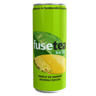 Fuse Tea Mango Ananas Aromalı Soğuk Çay Kutu 330 ml