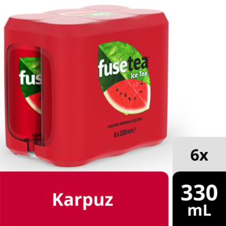 Fuse Tea Soğuk Çay Karpuz Aromalı İçecek Kutu 6X330 Ml