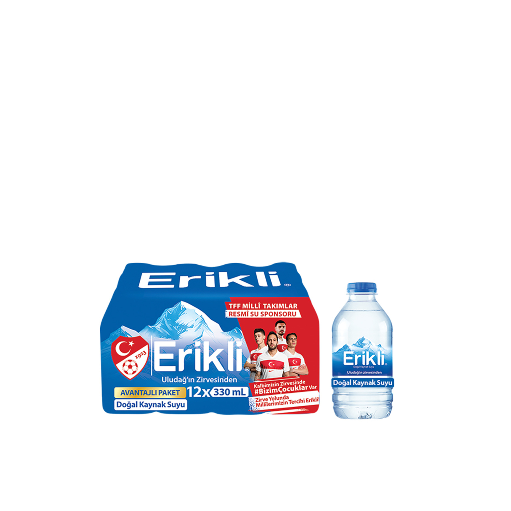 Erikli Su 12 x 330 Ml - Görsel 1