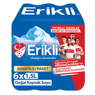 Erikli Su Avantajlı Paket 6 x 1.5 L