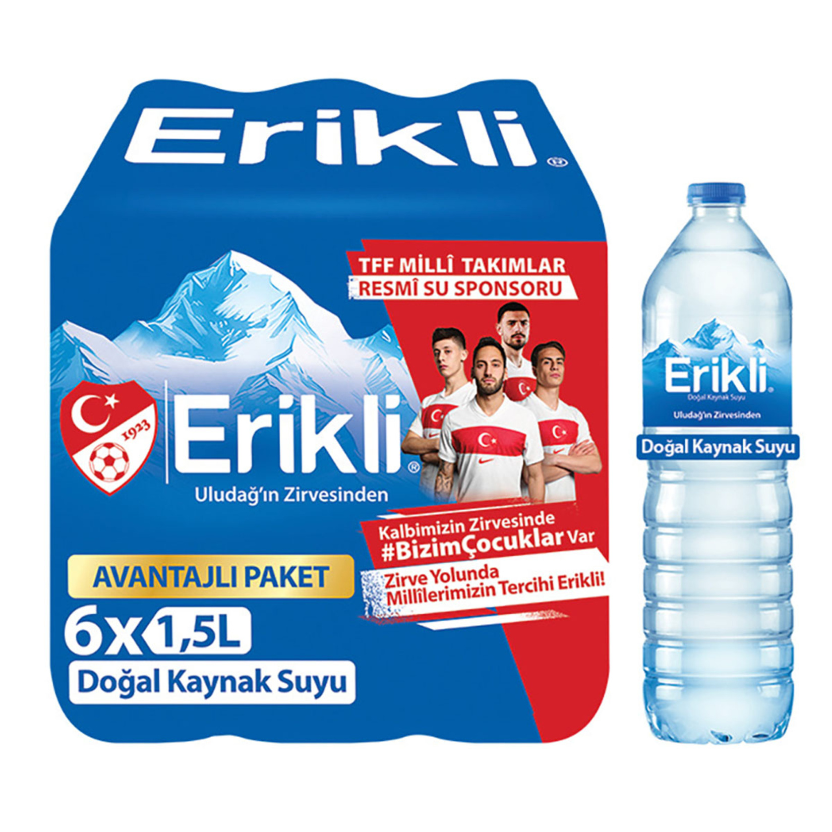 Erikli Su Avantajlı Paket 6 x 1.5 L - Görsel 3