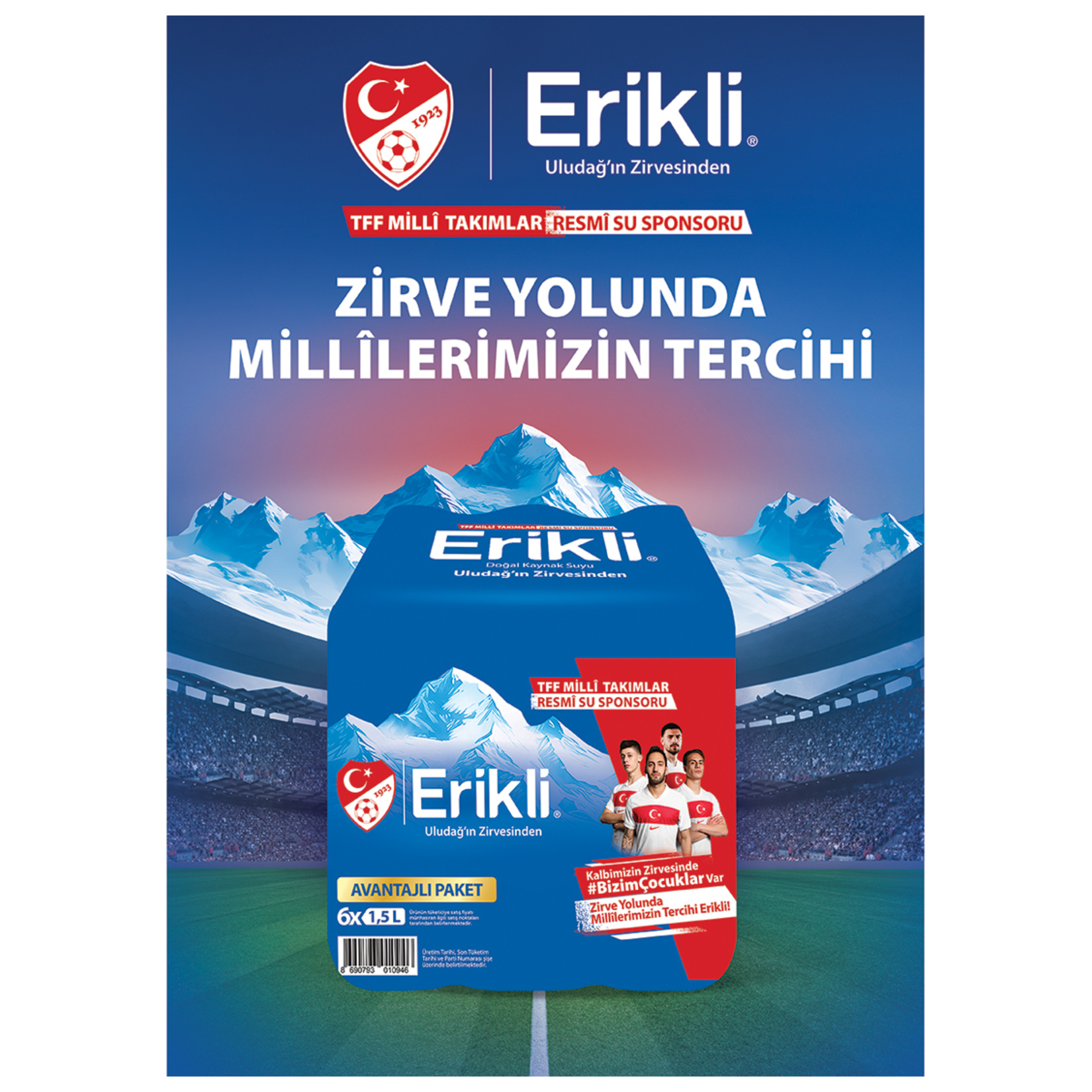 Erikli Su Avantajlı Paket 6 x 1.5 L - Görsel 4