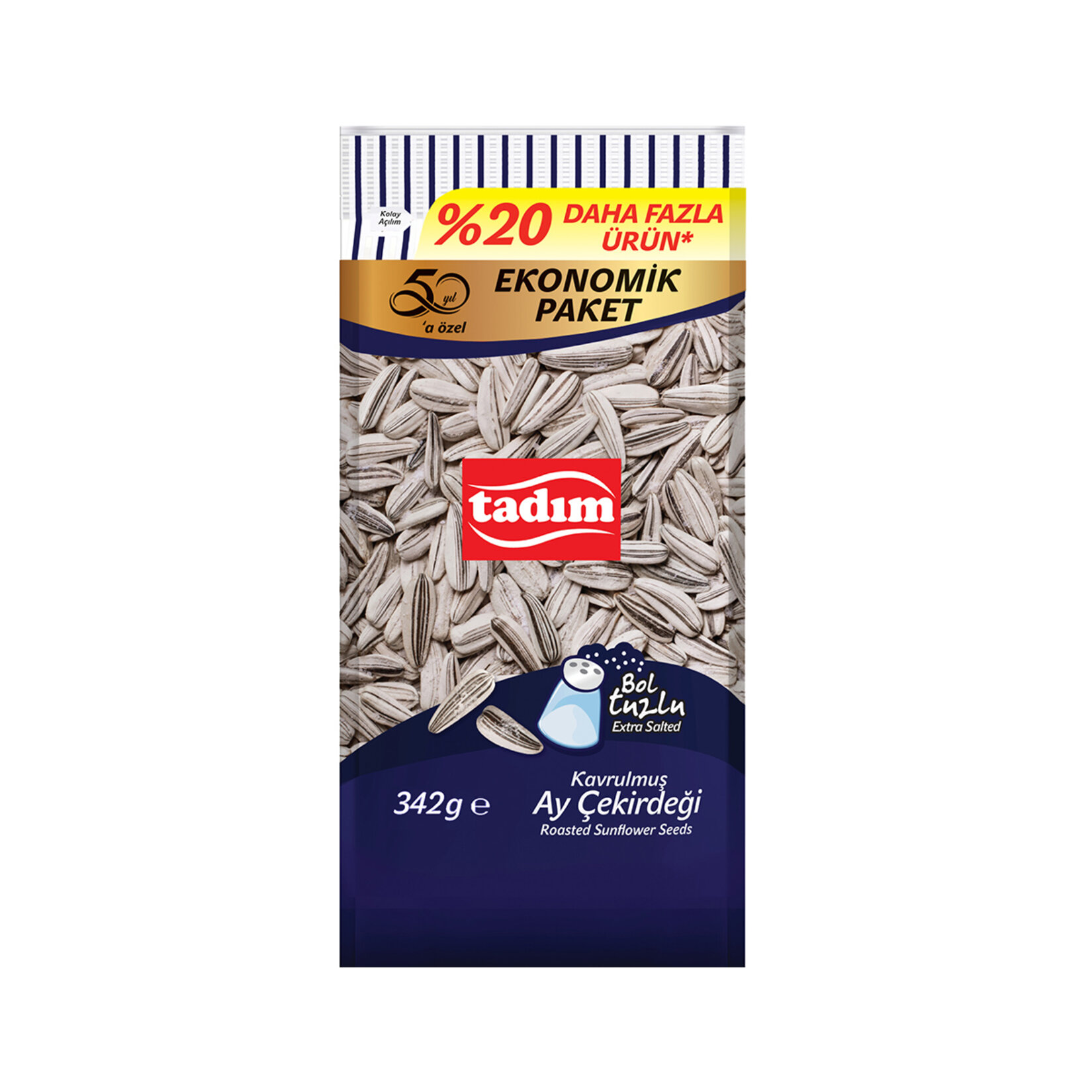 Tadım Bol Tuzlu Kavrulmuş Ay Çekirdeği 342 G