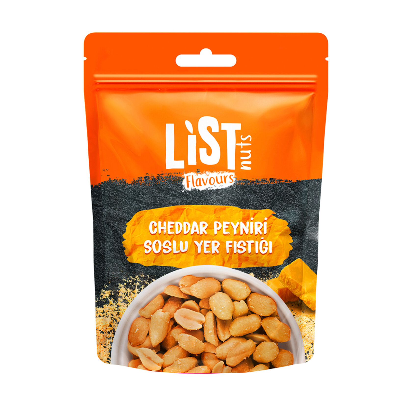 List Flavours Cheddar Peyniri Soslu Yer Fıstığı 110G - Görsel 1