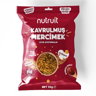 Nutruit Zeytinyağlı Barbekü Soslu Kavrulmuş Mercimek 33 G