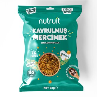 Nutruit Zeytinyağlı Karabiberli Kavrulmuş Mercimek 33 G