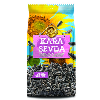 Kara Sevda Tuzsuz Siyah Ayçekirdeği 160 g