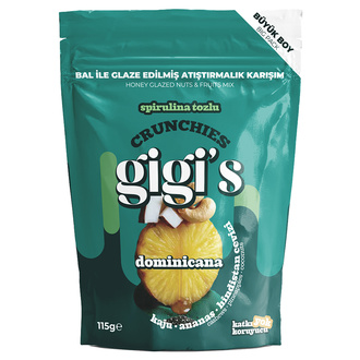 Gigi's Kaju Ananas Hindistan Cevizi Atıştırmalık 115 G