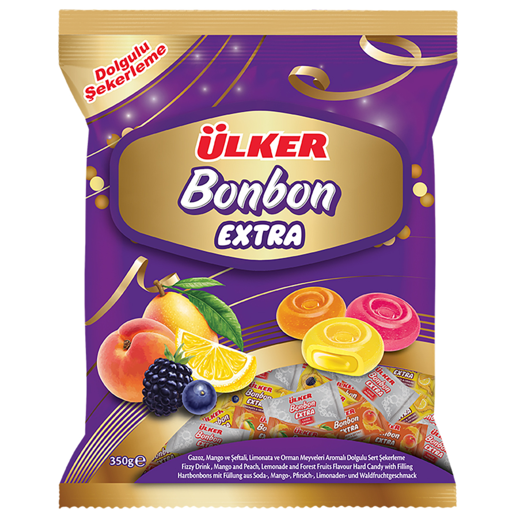 Ülker Bonbon Extra Dolgulu Şekerleme Karışık 350 G