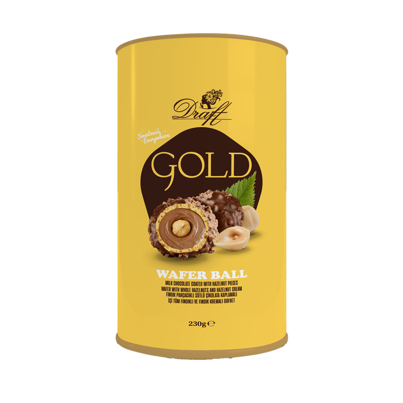 Draft Gold Fındıklı Top Gofret 220 G