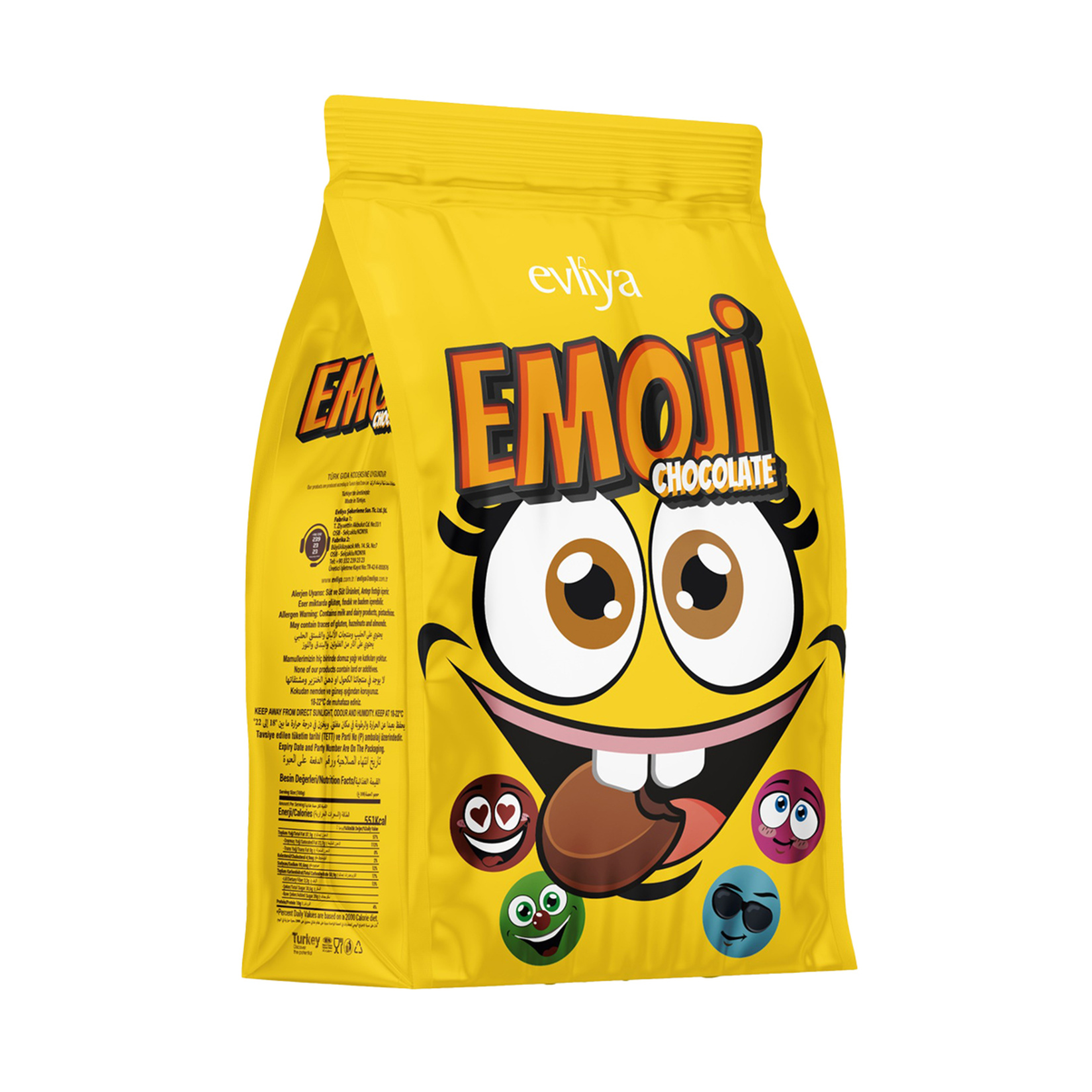 Evliya Emoji Çikolata 250 G