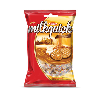 Tayaş Milkquick Karamel Soslu Dolgulu Sütlü Sert Şeker 350 G