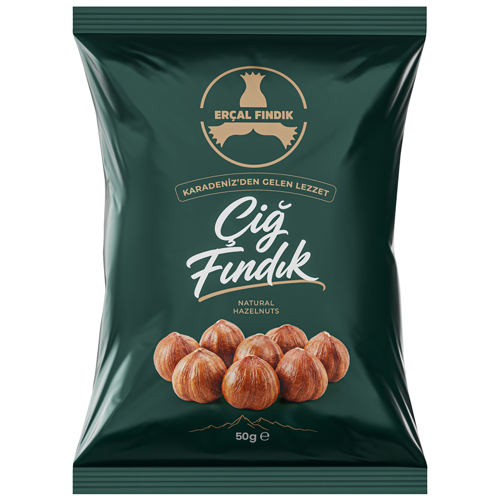 Erçal Çiğ İç Fındık 50 G