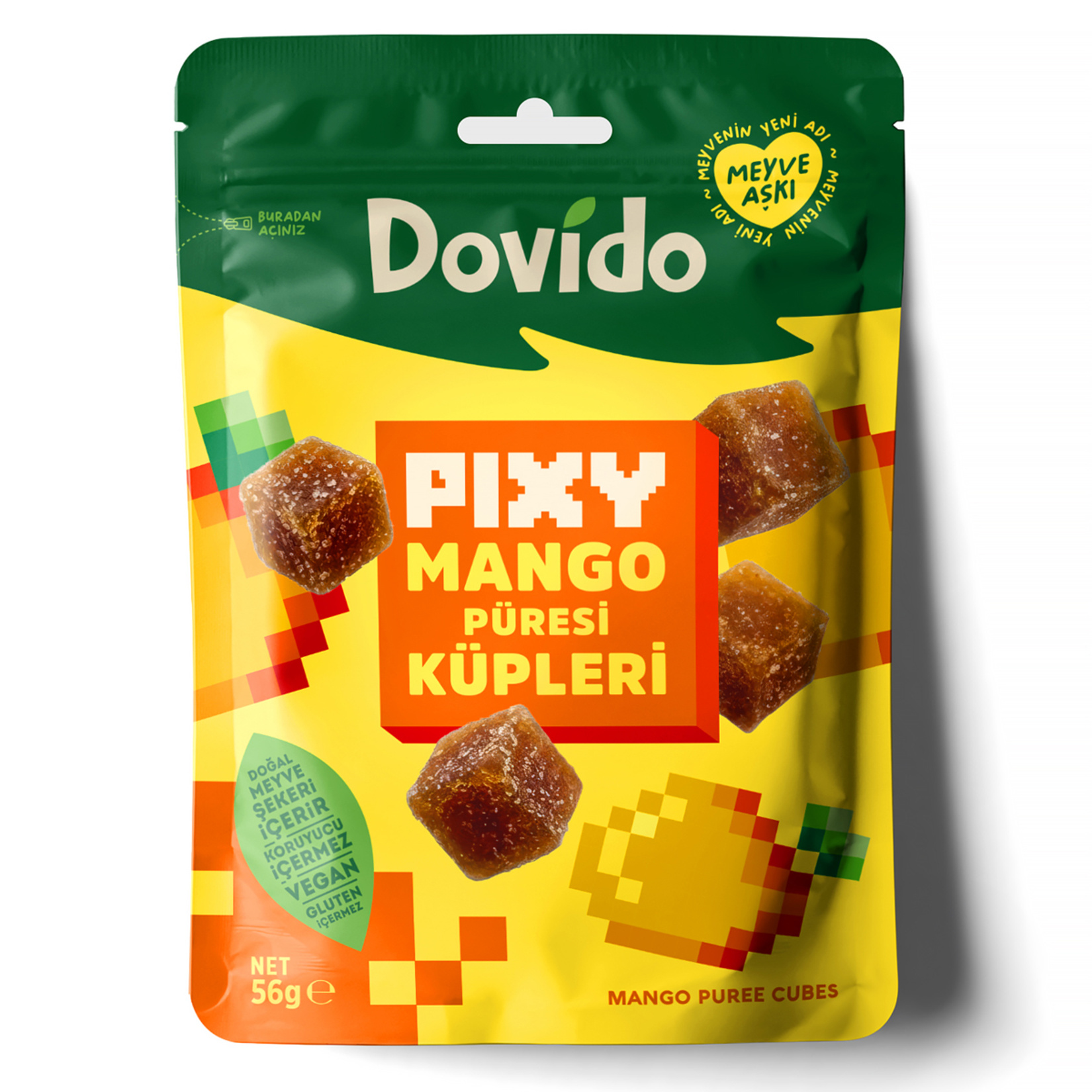 Dovido Pixy Mango Püresi Küpleri 56 G