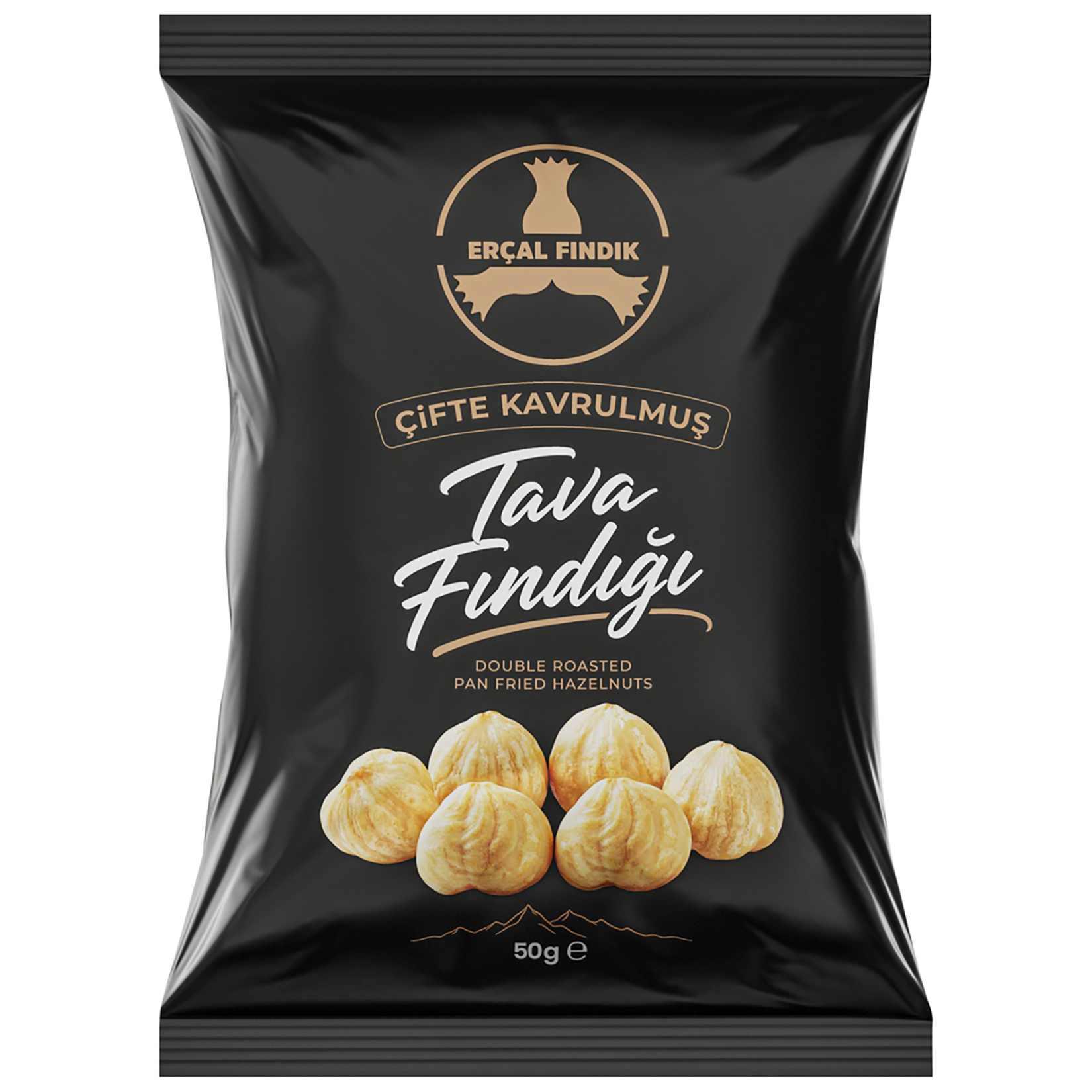 Erçal Çifte Kavrulmuş Fındık İçi 50 G