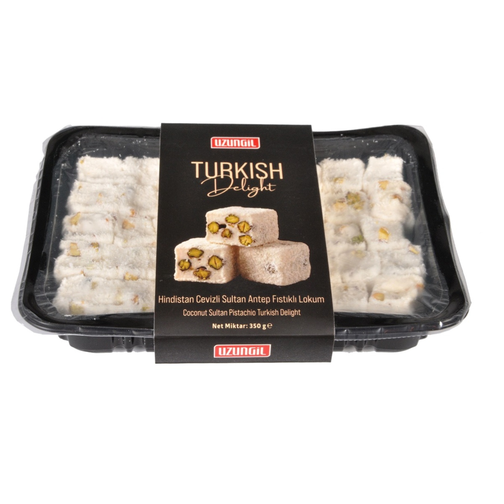 Uzungil Hindistan Cevizli Sultan Antep Fıstıklı Lokum 350 G