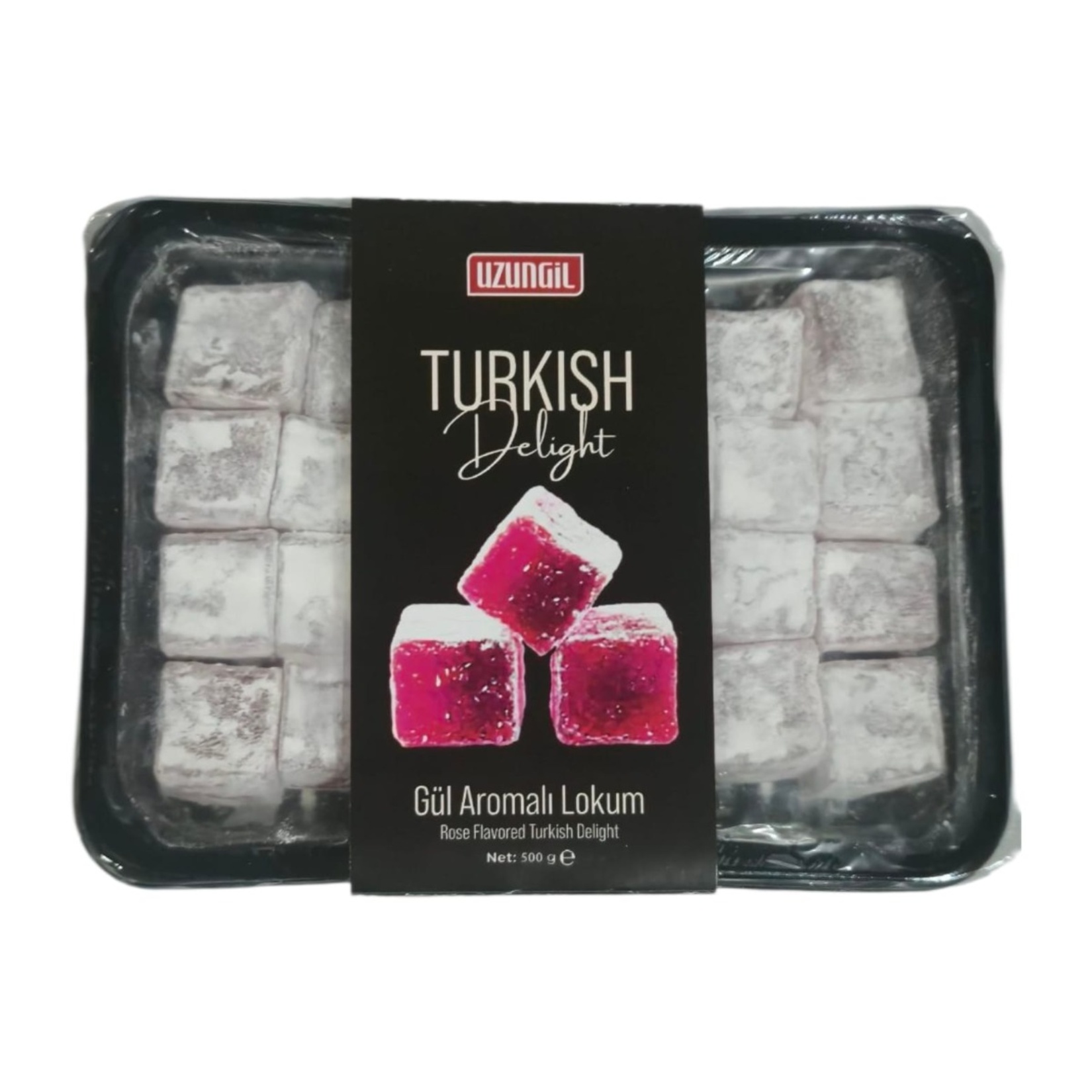 Uzungil Gül Aromalı Lokum 500 G