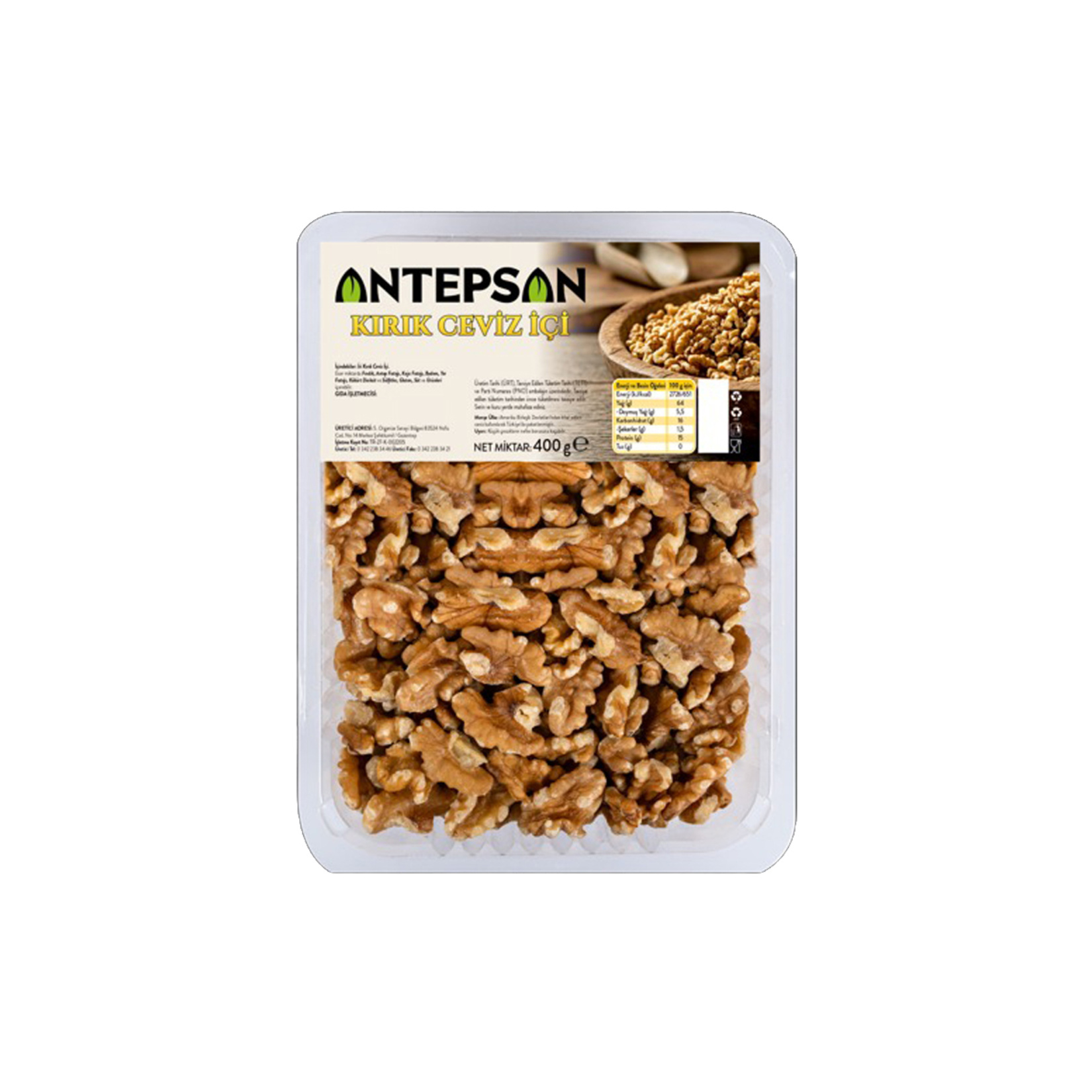 Antepsan Kırık Ceviz İçi 400 G - Görsel 1