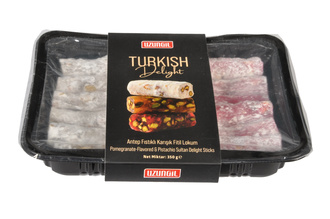 Uzungil Antep Fıstıklı Karışık Fitil Lokum 350 g
