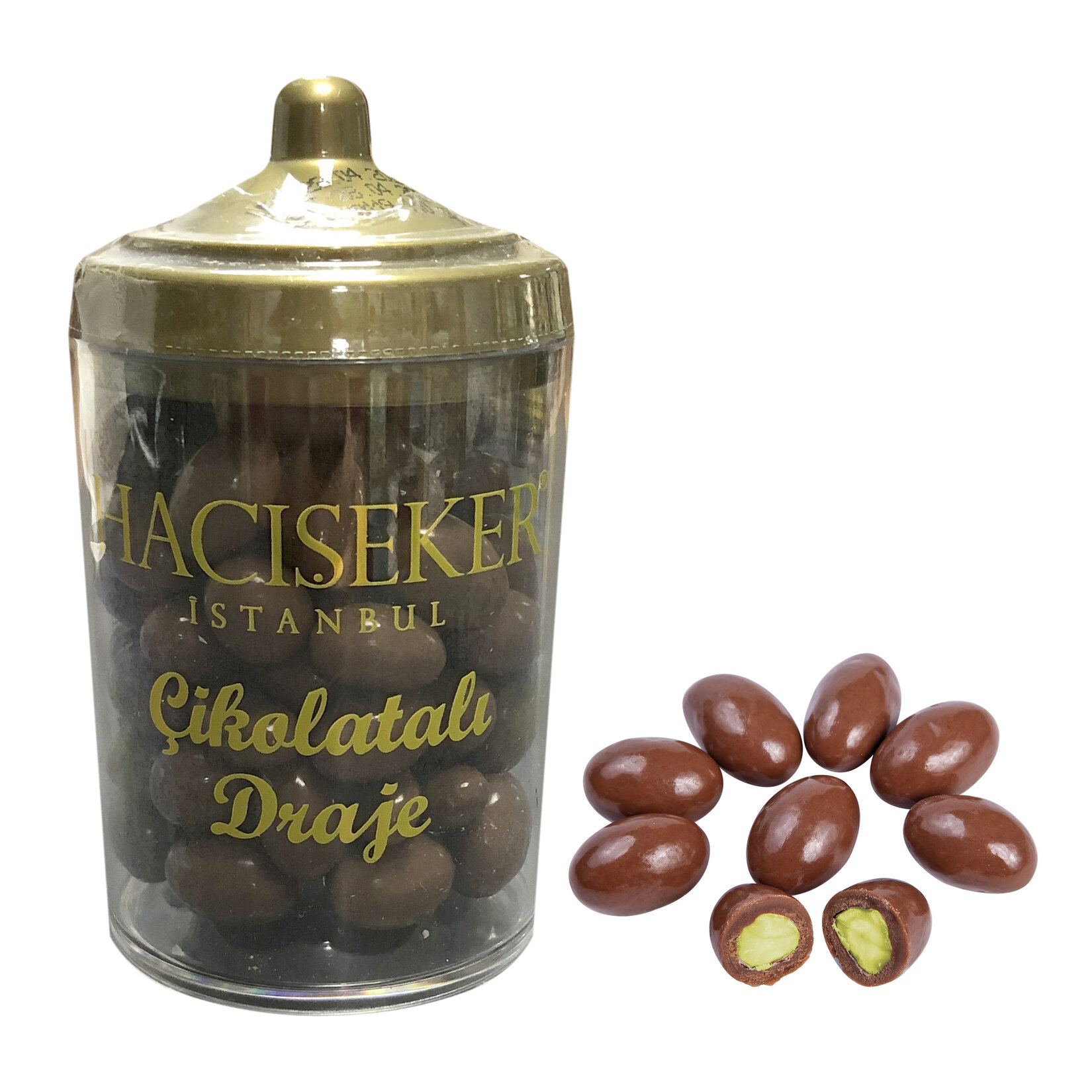 Hacı Şeker Sütlü Antep Fıstık Draje 110 G