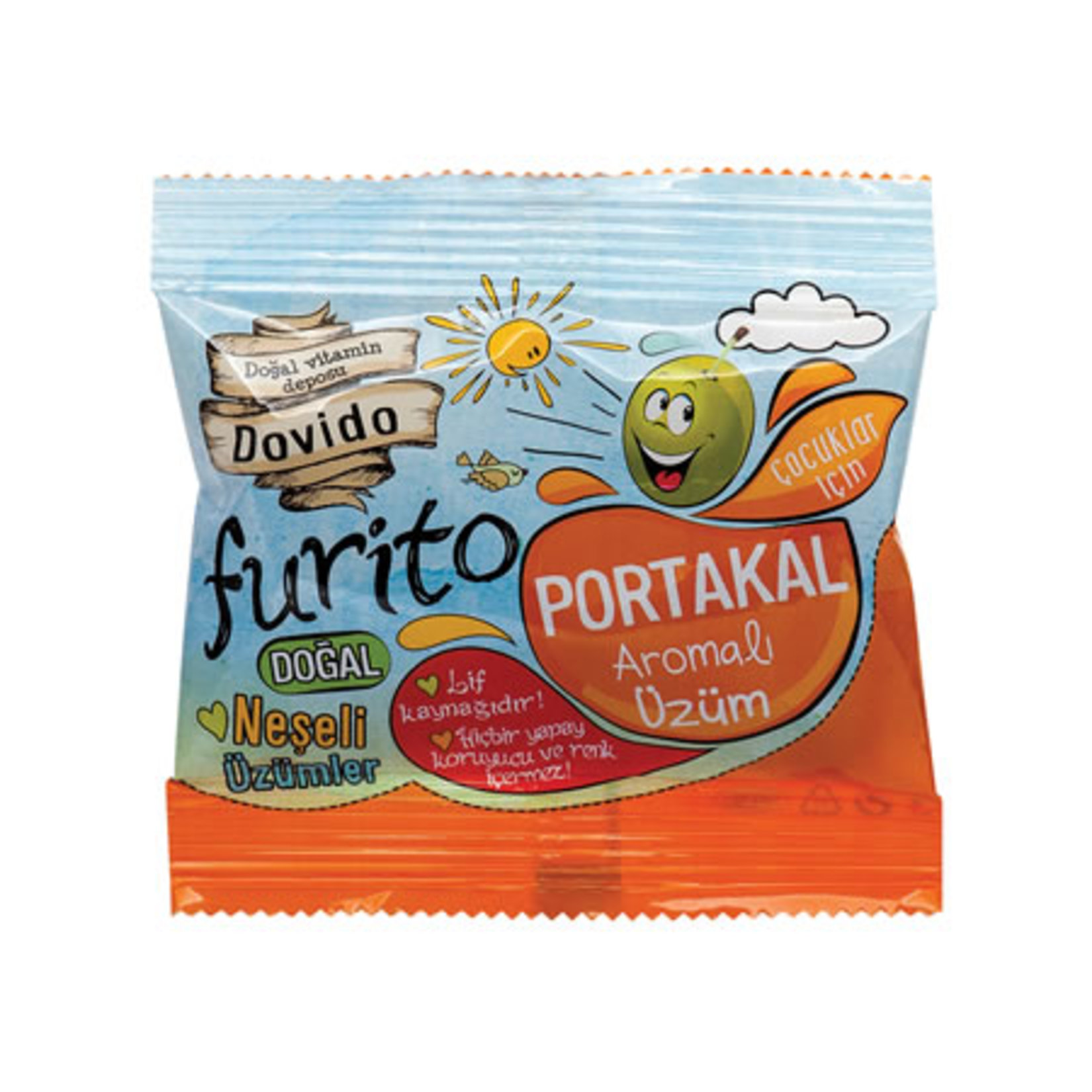 Dovido Furito Portakal Aromalı Üzüm 25 G