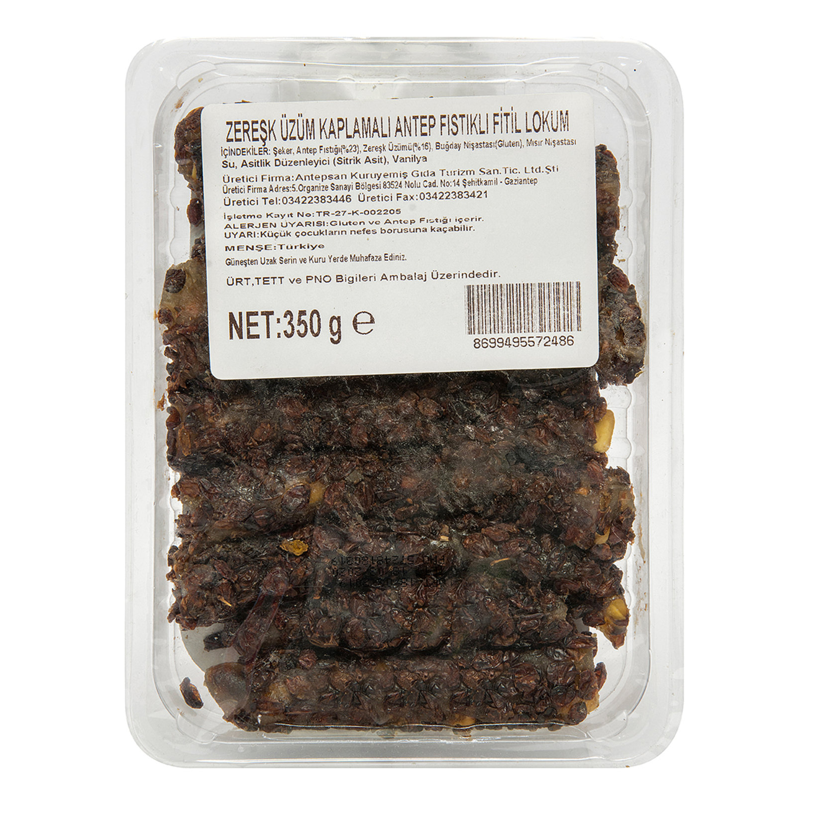 Zereşk Üzümlü Lokum 350 G