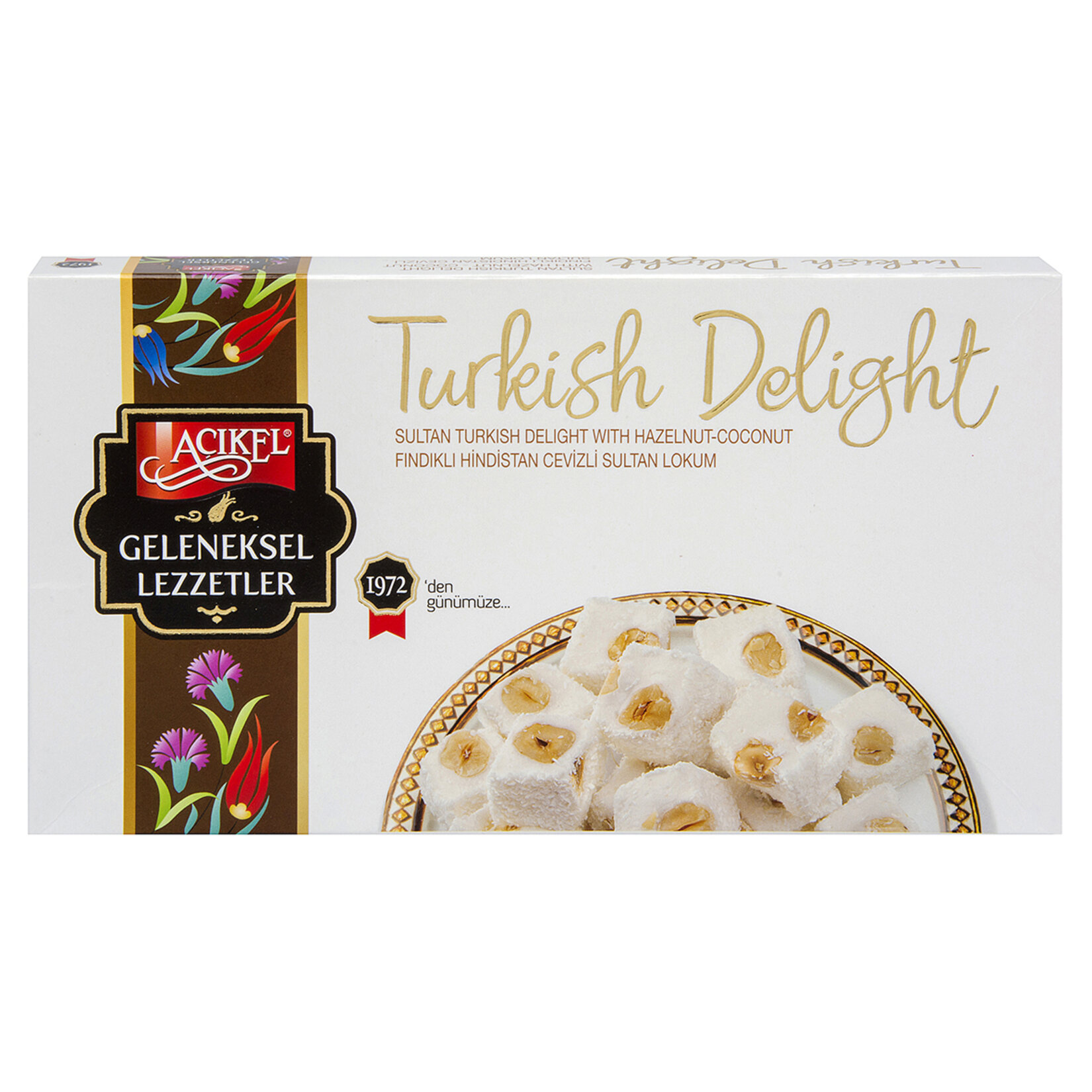 Açıkel Fındıklı Hindistan Cevizli Sultan Lokum 275 G